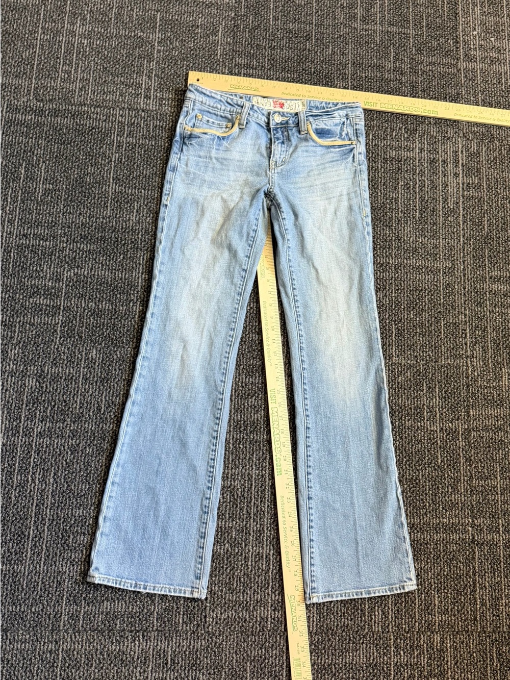 Vintage Vigoss Jeans Women’s Size 29 Light Wash Flare Bootcut Denim Y2K